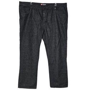 Southpole Mens Black Straight Leg Denim Jeans 48 Streetwear Skater Y2K Hip Hop‎